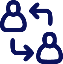 Icône Accompagnement humain premium