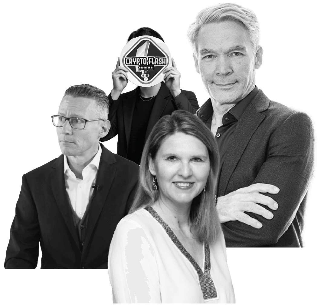 Paul Pyronnet, Michaël Jaquet, Crypto Flash et Kate Taramarcaz