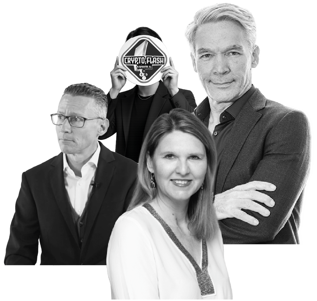 Paul Pyronnet, Michaël Jaquet, Crypto Flash et Kate Taramarcaz